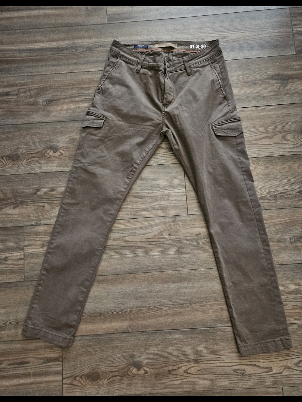 Vigoss Slim Fit Men's Jeans — Taupe Brown